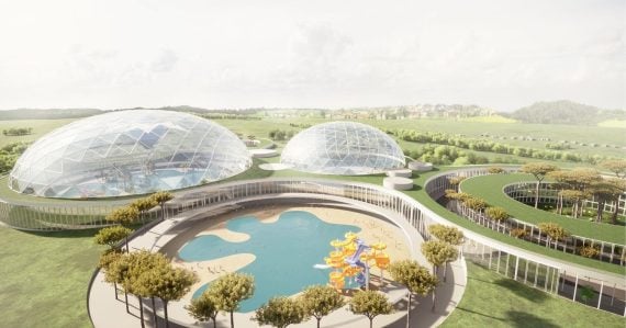 Vizualizácia košického akvaparku z roku 2022