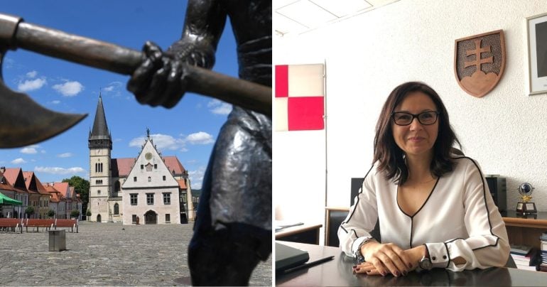 Bardejov a primátorka Svidníka Marcela Ivančová