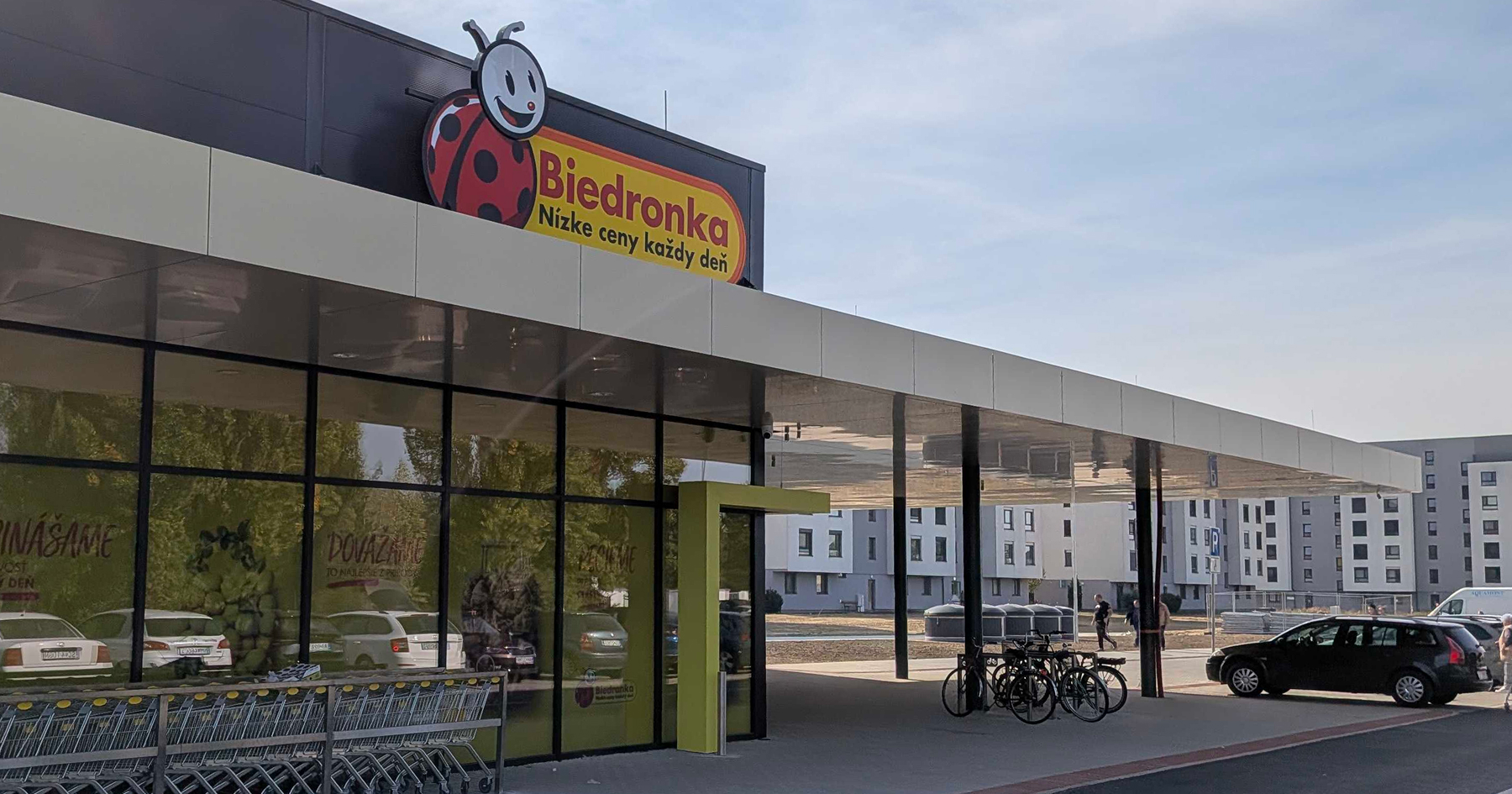 Predajňa Biedronky v Galante