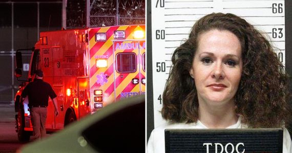 Sanitka prichádza na miesto incidentu a Christa Pike