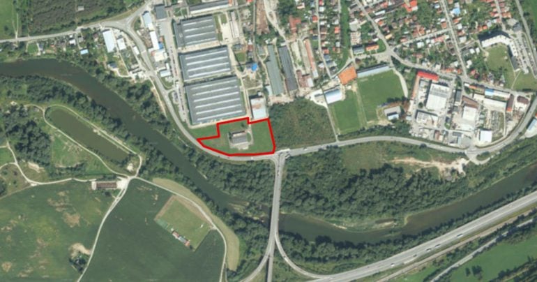 Lokalita nového City Parku v Bytči