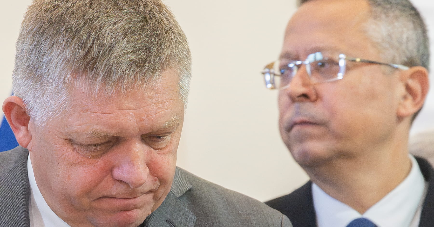 Premiér Fico a minister Kamenický na tlačovke
