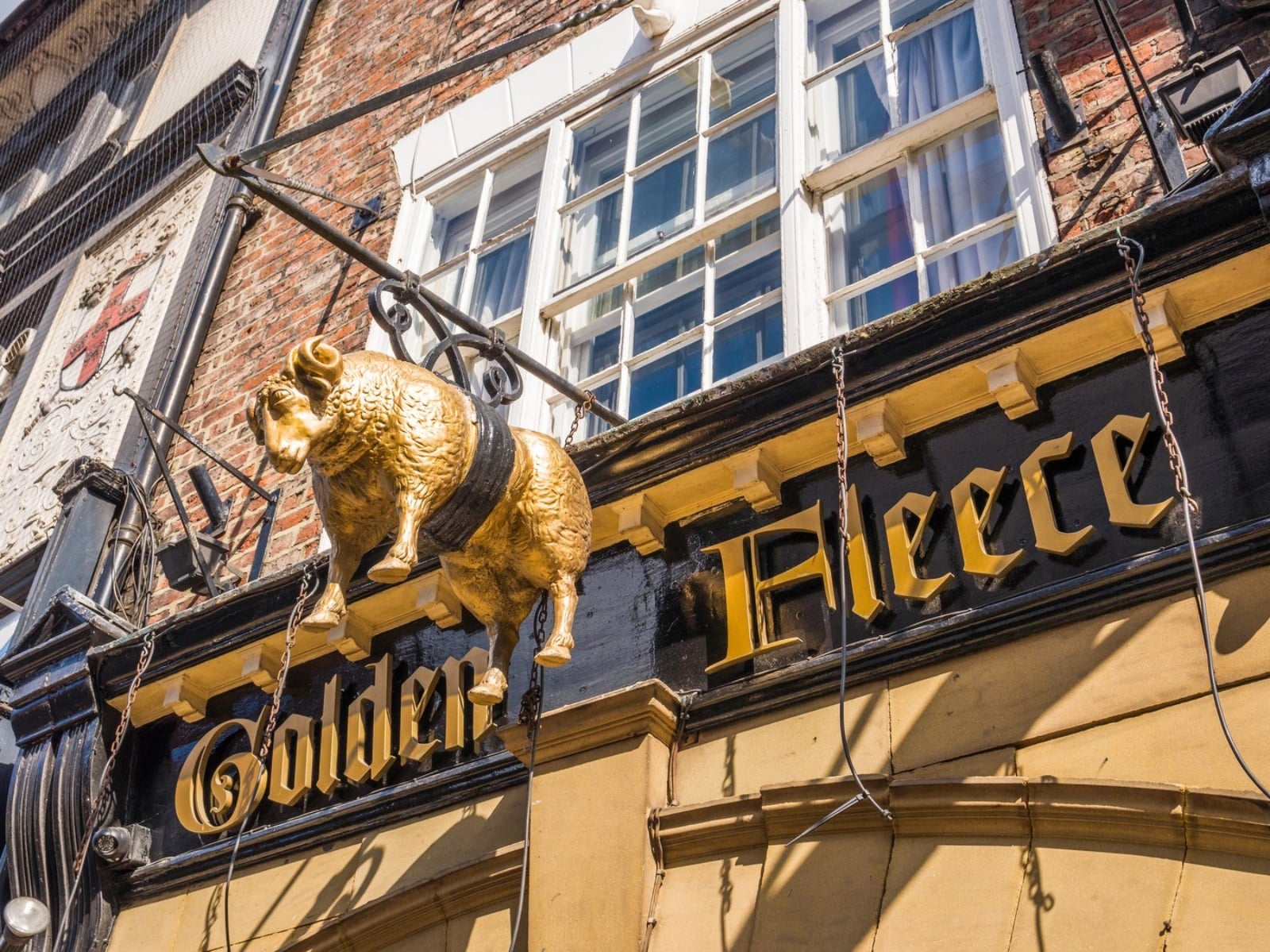 Hotel Golden Fleece v Yorku vo Veľkej Británii