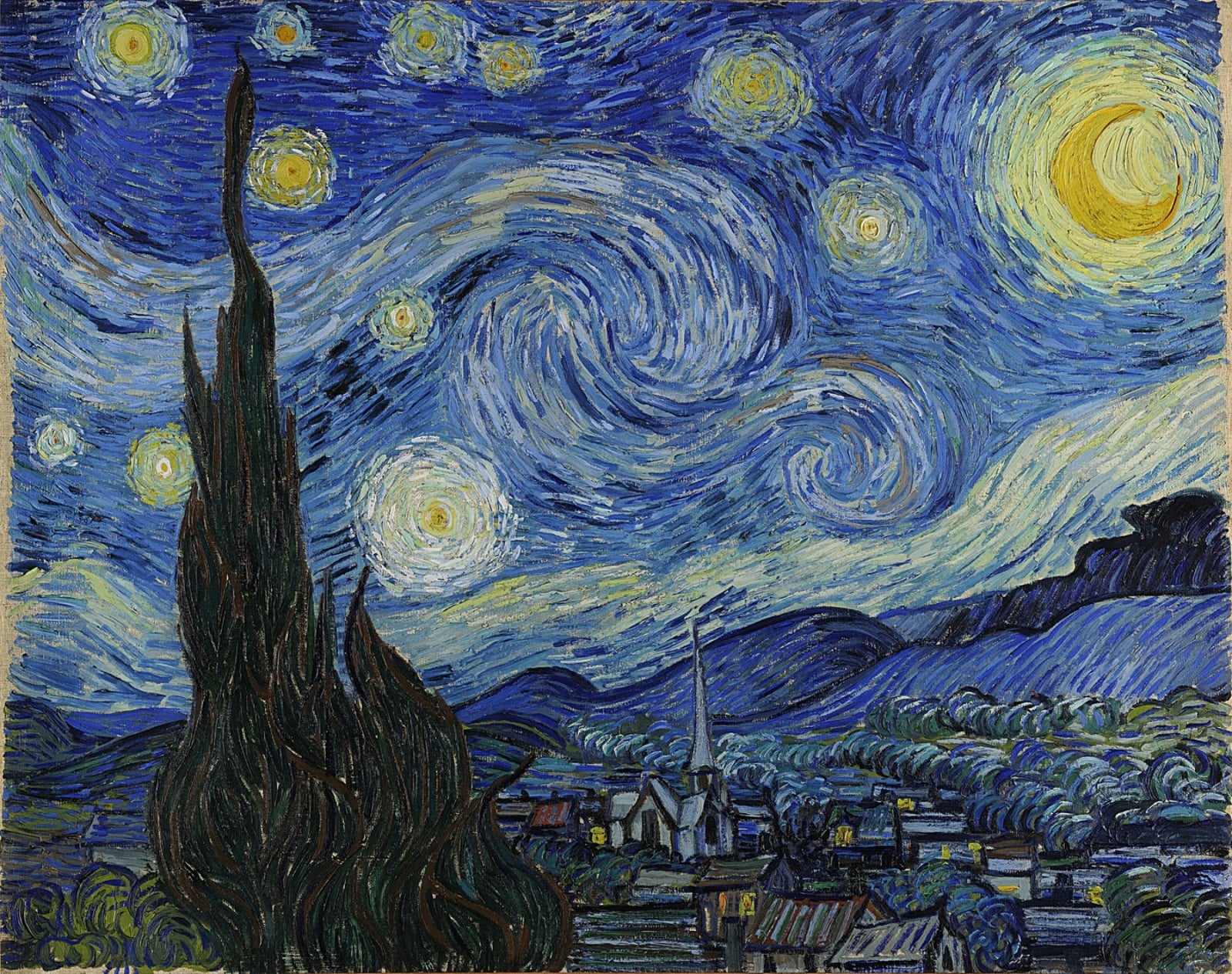 Van Goghova Hviezdna noc