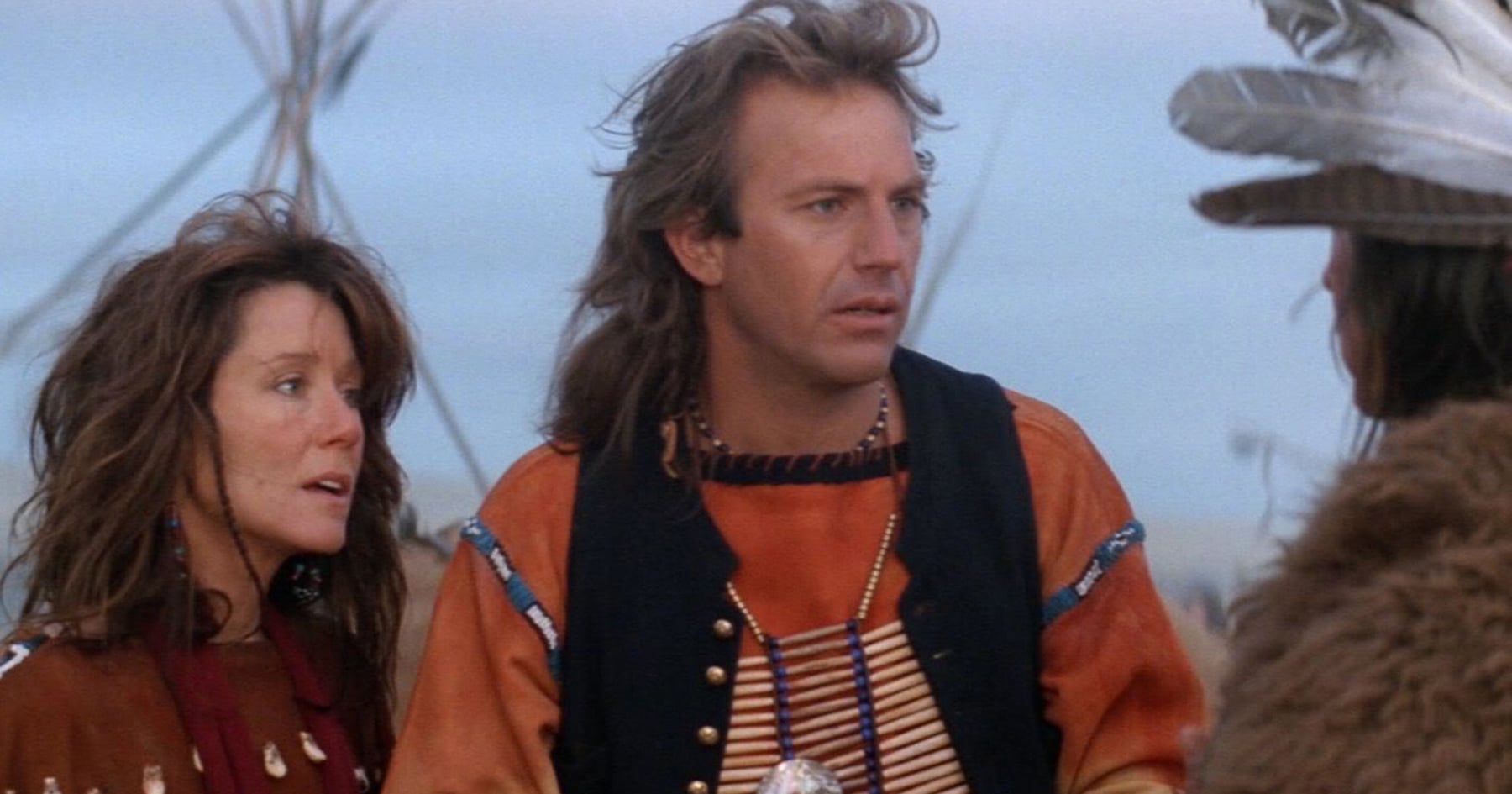 Kevin Costner vo filme Tanec s vlkmi