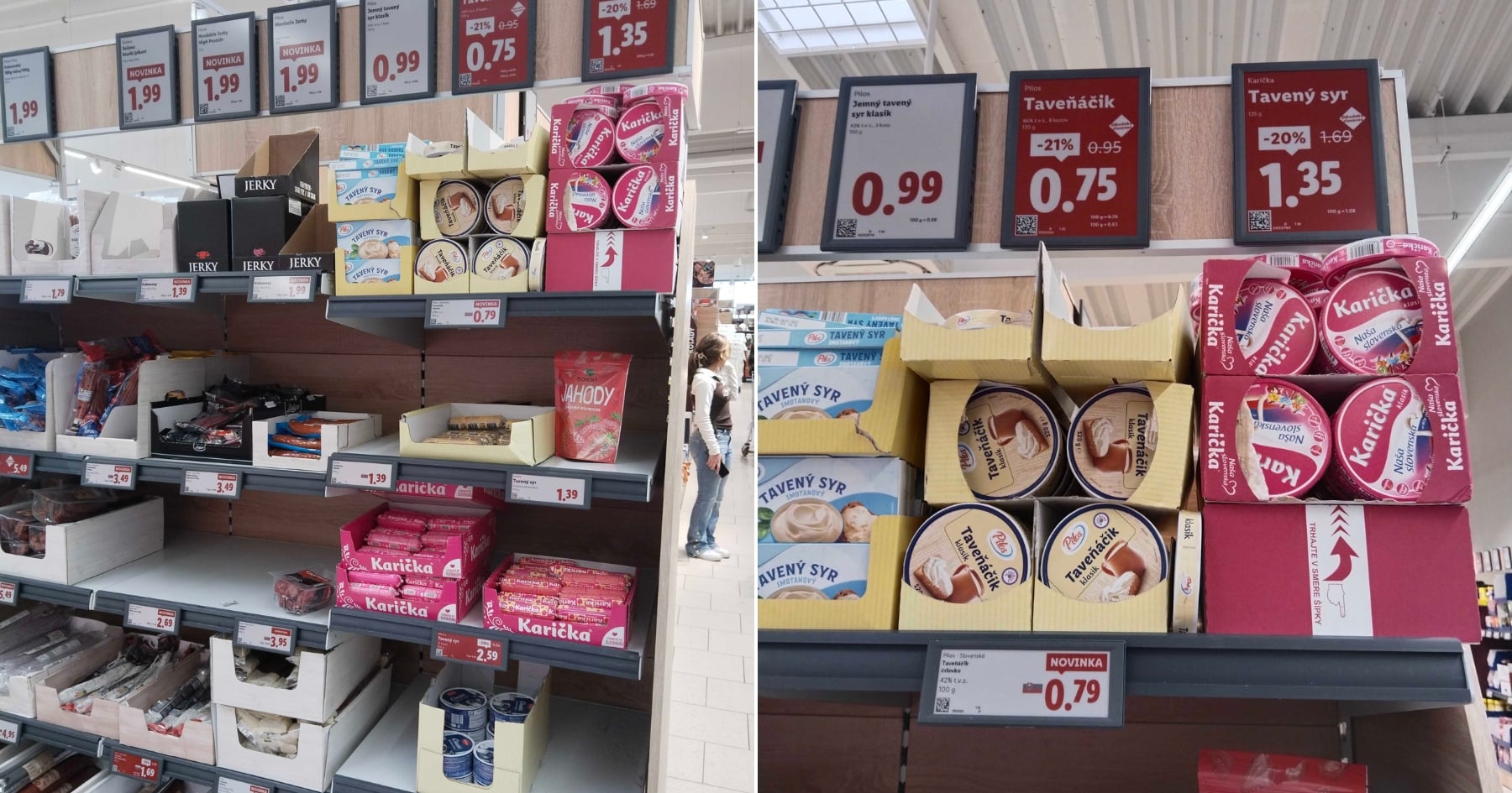 Sortiment v Lidl Košice