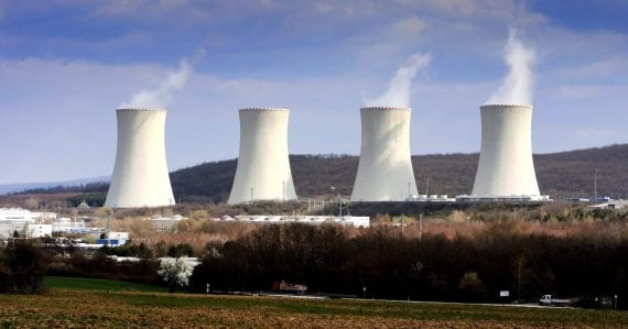 Jadrová elektráreň v Mochovciach v okrese Levice v utorok 24. marca 2026