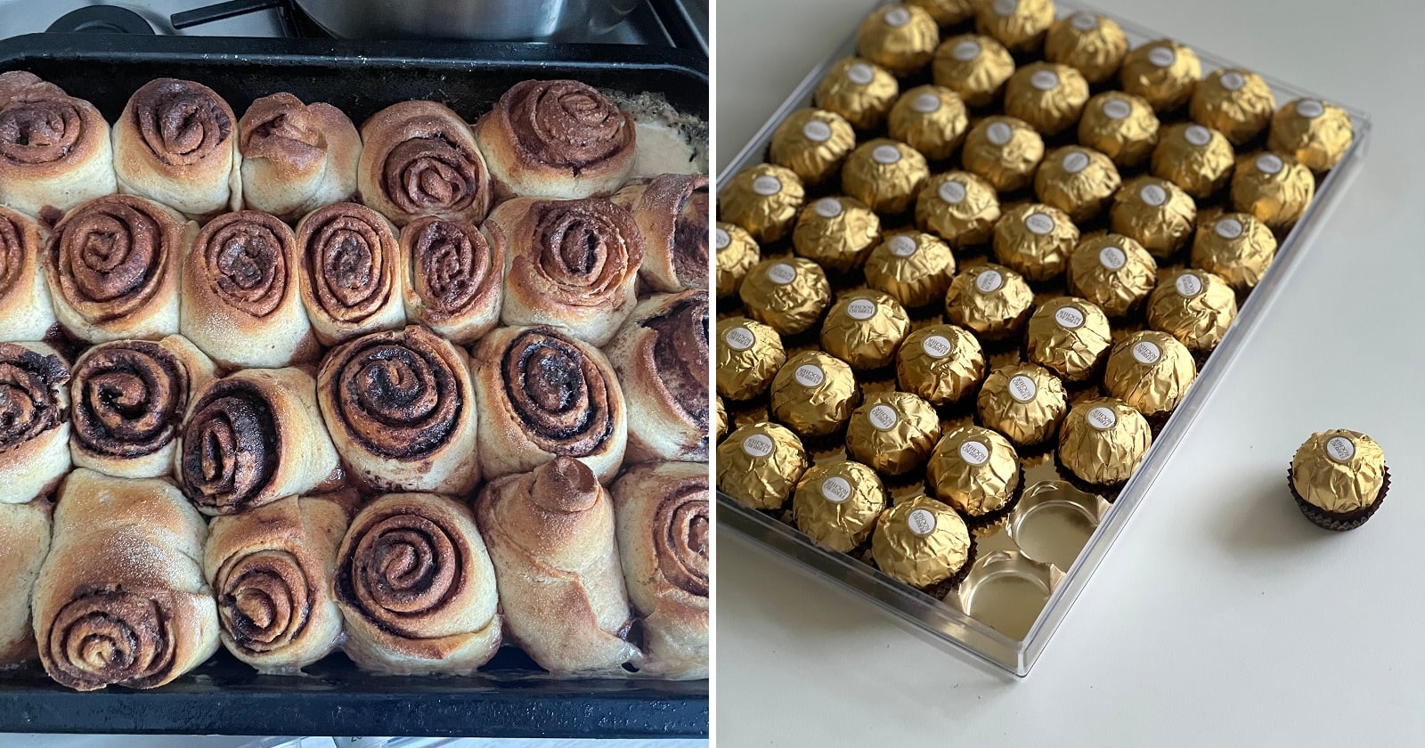 Osie hniezda a Ferrero Rocher