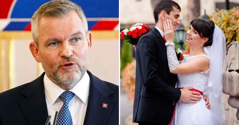Pellegrini a mladomanželia