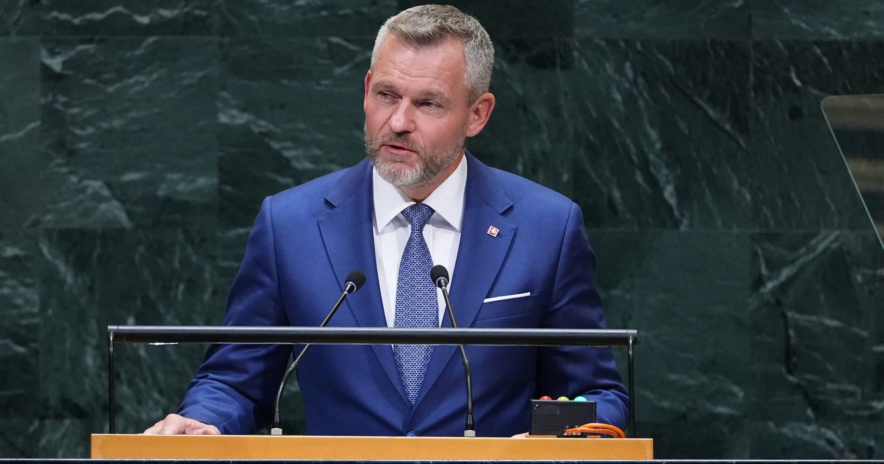Pellegrini počas svojho prejavu
