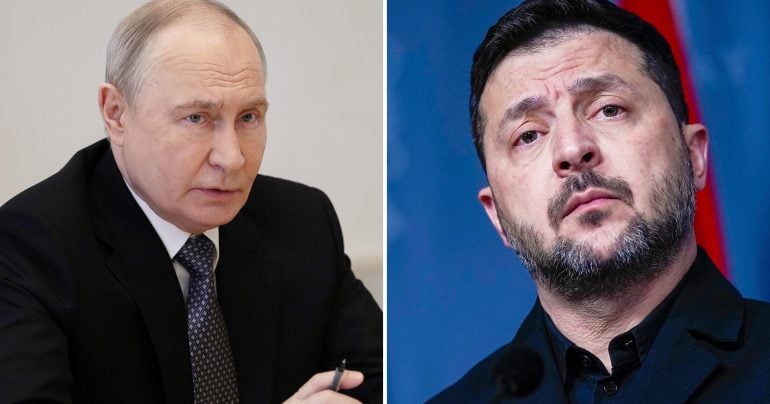 Putin a Zelensky