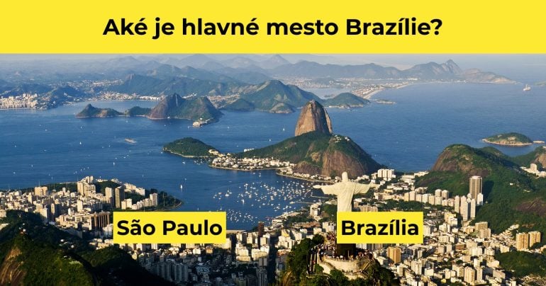 Rio de Janeiro na obrázku ku kvízu.