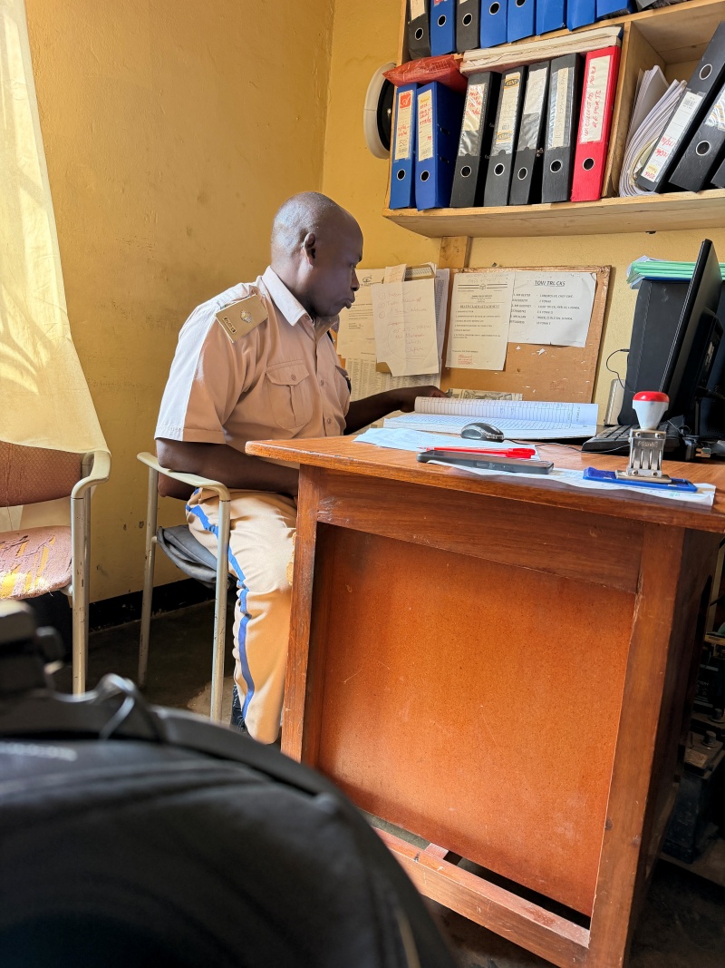 Policajt v Afrike