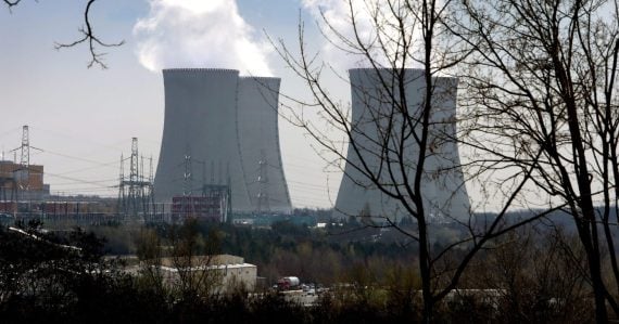 Jadrová elektráreň v Mochovciach v okrese Levice v utorok 24. marca 2026