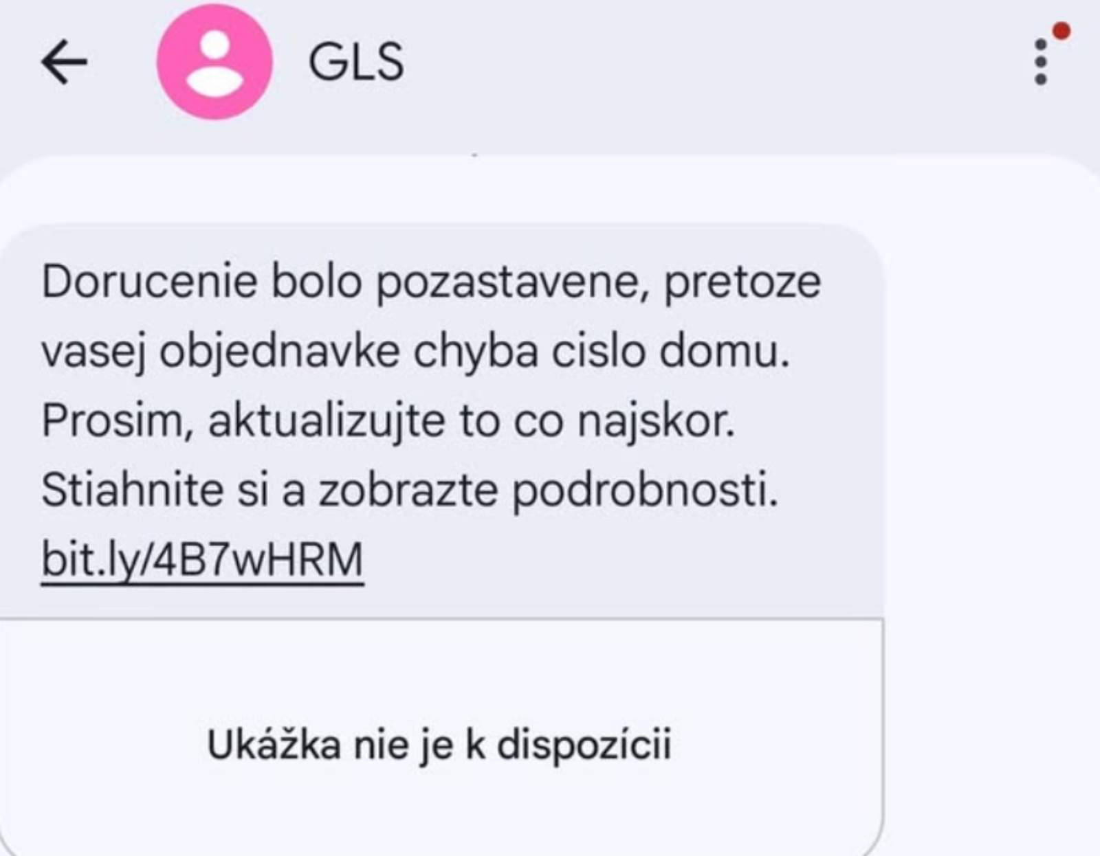 SMS podvod