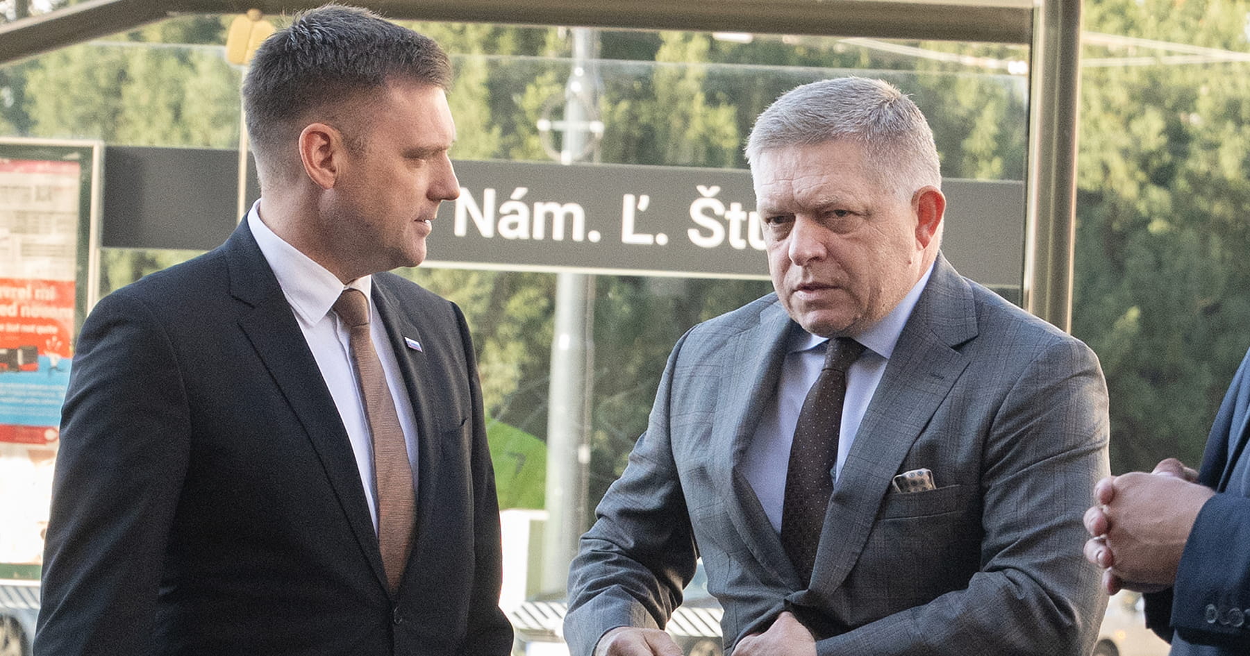 Tomáš Taraba a Robert Fico