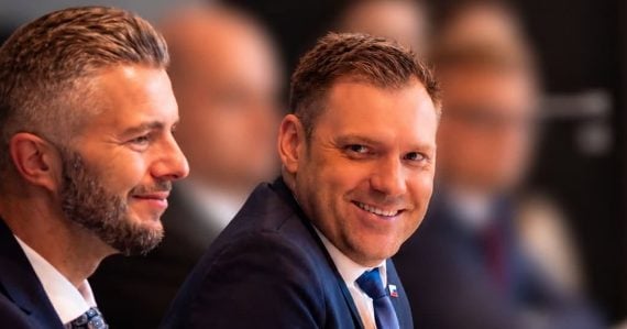 Tomáš Taraba a Peter Slyško