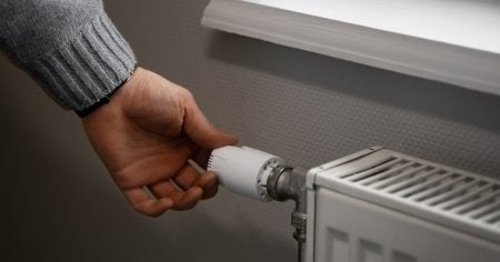 Termostat na radiátore